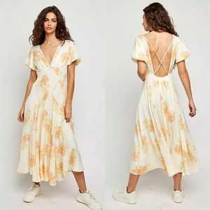 NWT Free People Laura Midi Dress